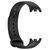 Силиконовый ремешок для фитнес-браслета, совместимый с Xiaomi Mi Band 8 / Mi Band 9 / Mi band 10 , черный Rm-2a фото