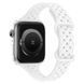 Силиконовый ремешок для смарт часов, совместимый с Apple Watch 38 mm / 40 mm / 41 mm . Белый цвет Rm-5c фото 1