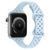 Силиконовый ремешок для смарт часов, совместимый с Apple Watch 38 mm / 40 mm / 41 mm . Голубой цвет Rm-5e фото