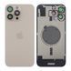 Задняя крышка Apple iPhone 16 Pro Max со стеклом камеры и магнитом Original, Desert Titanium (Пустынный титан) 10006104 фото 1
