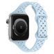 Силиконовый ремешок для смарт часов, совместимый с Apple Watch 42 mm / 44 mm / 45 mm / 49 mm . Голубой цвет Rm-5f фото 1