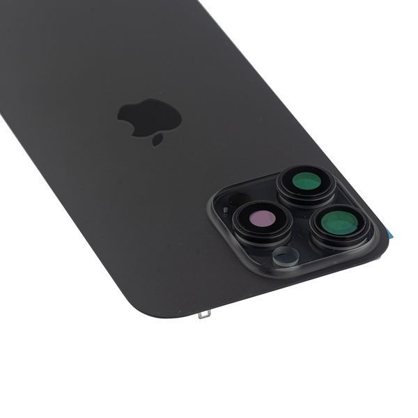 Задняя крышка Apple iPhone 16 Pro Max со стеклом камеры и магнитом Original, Black Titanium (Черный титан) 10006103 фото
