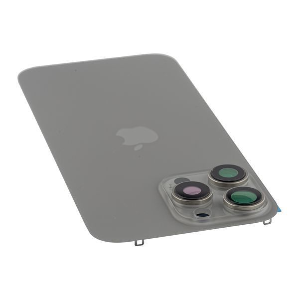Задняя крышка Apple iPhone 16 Pro Max со стеклом камеры и магнитом Original, Natural Titanium (Натуральный титан) 10006105 фото