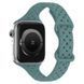 Силиконовый ремешок для смарт часов, совместимый с Apple Watch 42 mm / 44 mm / 45 mm / 49 mm . Зеленый цвет Rm-5h фото 1