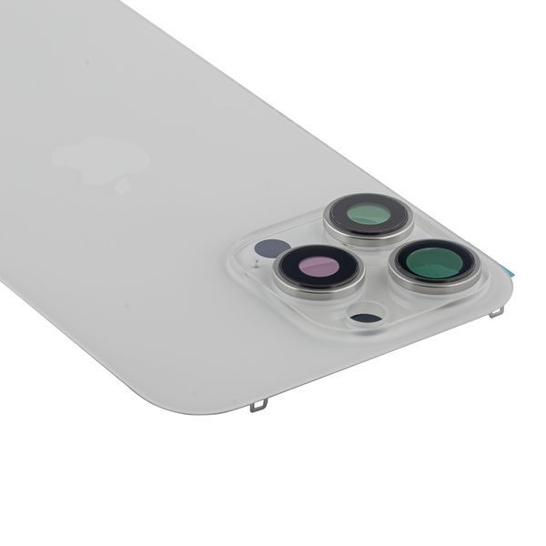 Задняя крышка Apple iPhone 16 Pro Max со стеклом камеры и магнитом Original, White Titanium (Белый титан) 10006106 фото
