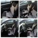 Универсальные тканевые автомобильные чехлы на 5 мест (весь салон). Черно-серый цвет Ch9 фото 2