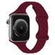 Силиконовый ремешок для смарт часов, совместимый с Apple Watch 38 mm / 40 mm / 41 mm . Бордовый цвет Rm-5i фото 1
