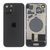 Задняя крышка Apple iPhone 15 со стеклом камеры и магнитом Original, Black (Черный) 10006085 фото