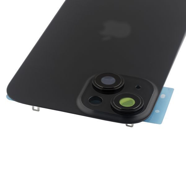 Задняя крышка Apple iPhone 15 со стеклом камеры и магнитом Original, Black (Черный) 10006085 фото