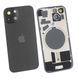 Задняя крышка Apple iPhone 15 со стеклом камеры и магнитом Original, Black (Черный) 10006085 фото 2