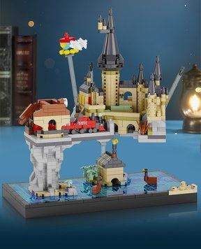 Конструктор Замок Гарри Поттер, Harry Potter &ndash; 1000 деталей, 16,8&times;16&times;8 см Cn9 фото