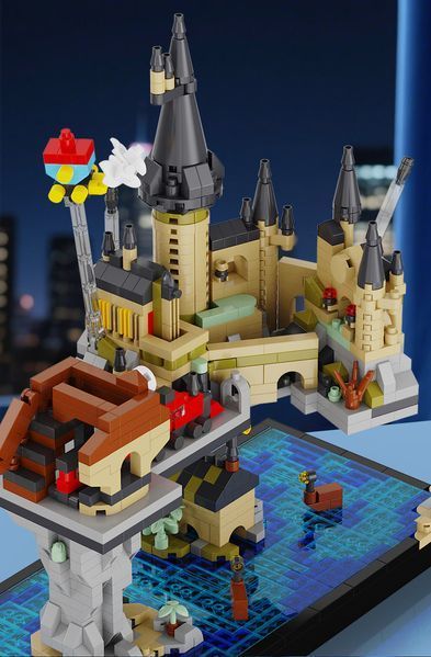 Конструктор Замок Гарри Поттер, Harry Potter &ndash; 1000 деталей, 16,8&times;16&times;8 см Cn9 фото