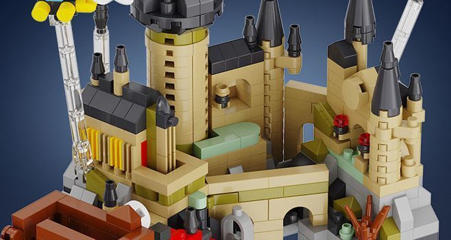 Конструктор Замок Гарри Поттер, Harry Potter &ndash; 1000 деталей, 16,8&times;16&times;8 см Cn9 фото