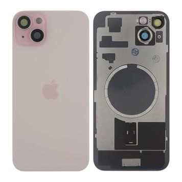Задняя крышка Apple iPhone 15 Plus со стеклом камеры и магнитом Original, Pink (Розовый) 10006091 фото