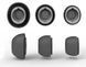 Силиконовые амбушюры для беспроводных наушников, совместимые с Samsung Galaxy Buds 3 Pro Черный цвет . 3 Пары Am-7 фото 1