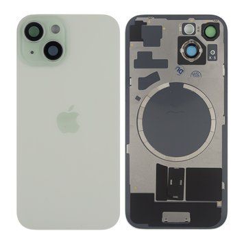 Задняя крышка Apple iPhone 15 со стеклом камеры и магнитом Original, Green (Зелёный) 10006087 фото