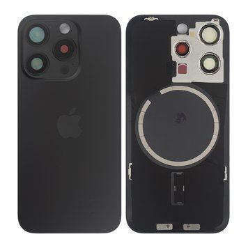 Задняя крышка Apple iPhone 15 Pro со стеклом камеры и магнитом Original, Black Titanium (Черный титан) 10006095 фото
