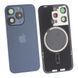 Задняя крышка Apple iPhone 15 Pro со стеклом камеры и магнитом Original, Blue Titanium (Синий титан) 10006096 фото 2